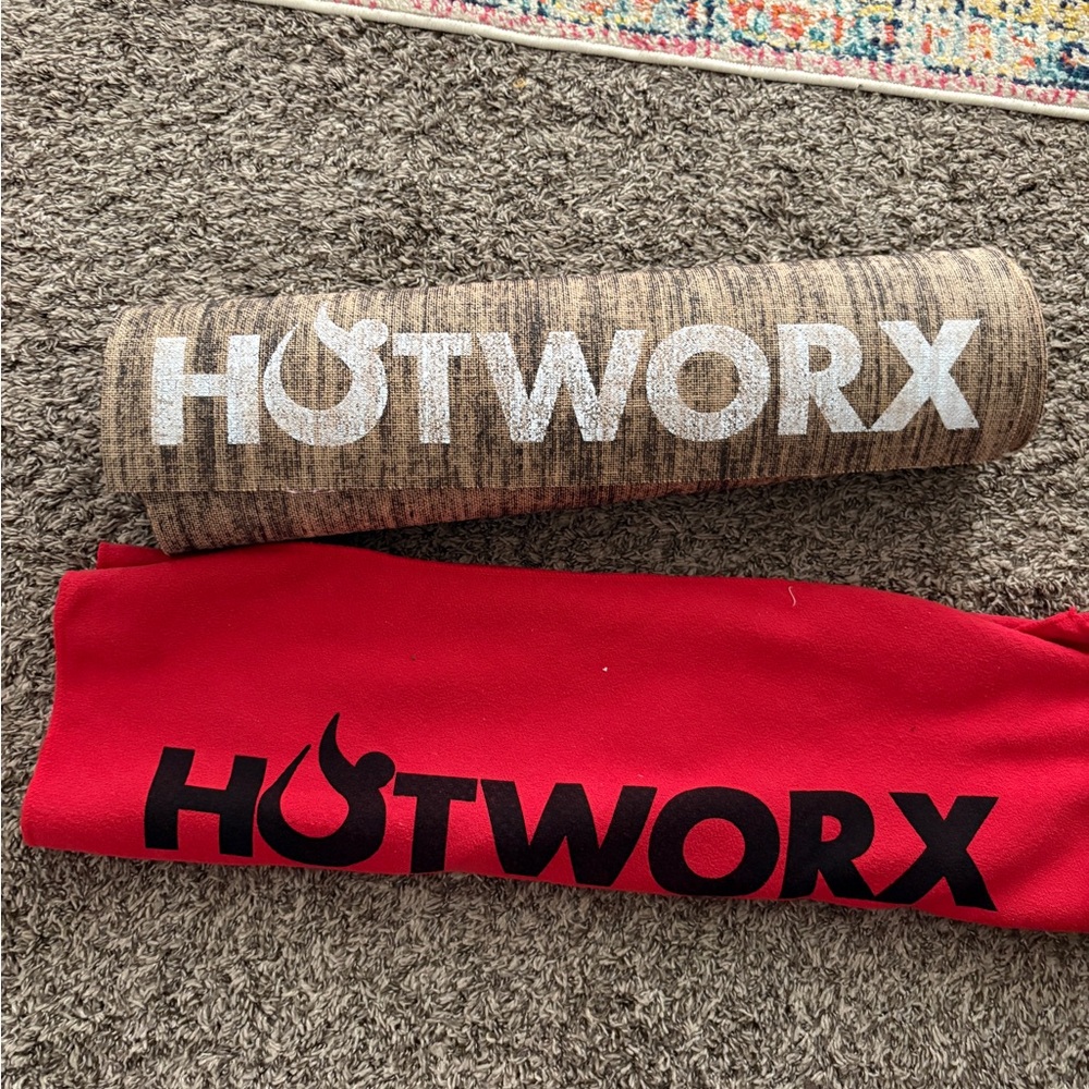 HOTWORX Yoga Mat and Towel Set